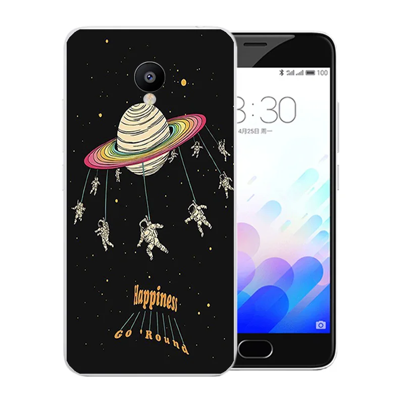 Чехол для телефона Meizu M3/Meizu M3 Mini силиконовый чехол M3S/Meizu M3S прозрачный космический