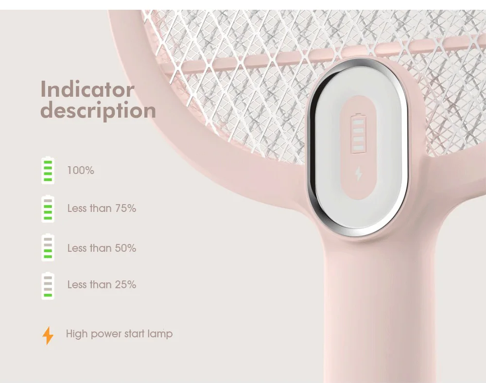Xiaomi Mijia Life Москитная мухобойка убийца электрическая портативная ракетка насекомое мухобойка Москитная мухобойка убийца мухобойка