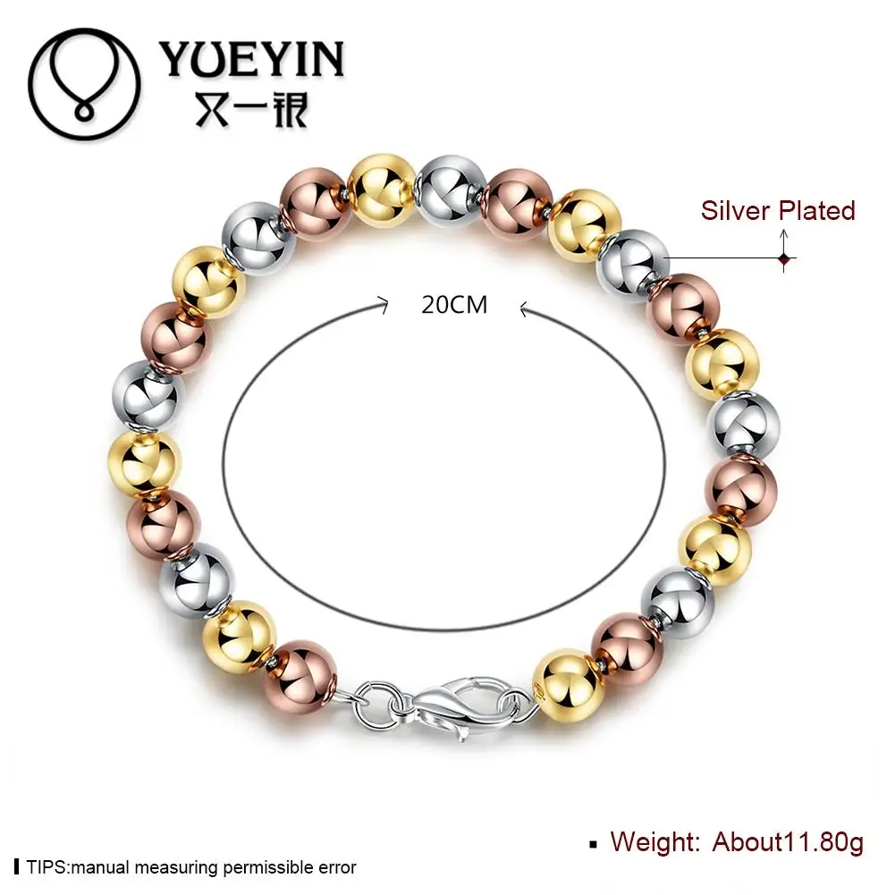 Модный женский браслет посеребренный для девочек оптовая продажа свадебные