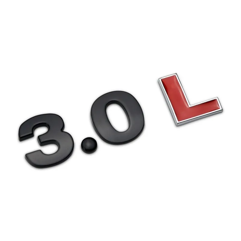 FLYJ металлический 3D 1 4 5 6 8 2 0 3 T L логотип хорошее качество машинный багажник Sticke