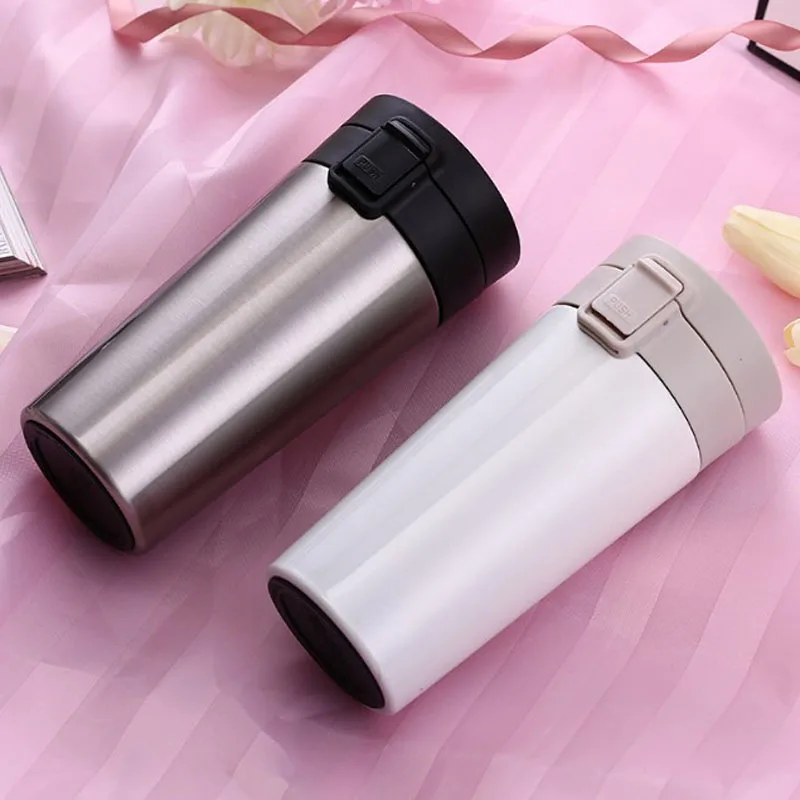 Двухслойные Термосы Из Нержавеющей Стали 380 мл термосы для автомобиля чашка кофе