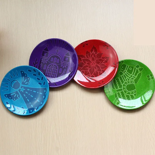 5 шт. меламиновая посуда набор мультфильм Счастливый Ангел круглая тарелка буфет