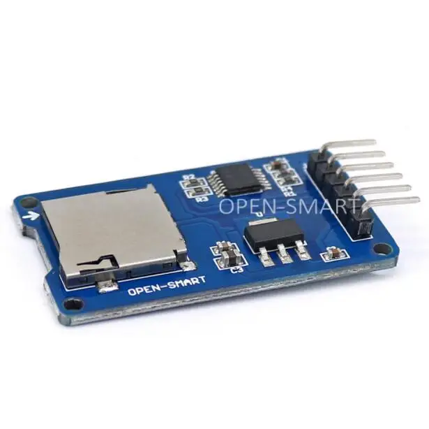 5 шт. модуль для чтения карт Micro SD/SPI интерфейс/TF-карт с преобразователем уровня 3 В