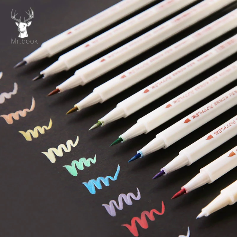 10 цветов s/коробка японская канцелярская мягкая подводка Фотоальбом украшение