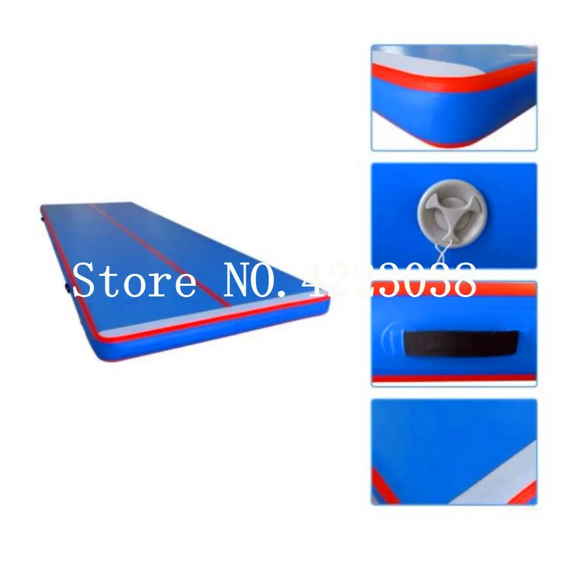 Дешево Бесплатная доставка Фабрика 6*2*0,2 м 4 м, 5 м гимнастическая надувная воздушная дорожка, гимнастический коврик надувная воздушная сушильная до...