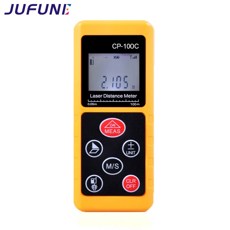 

Jufune CP-100C 100M Handheld Laser Distance Meter Range Finder Digital Tape