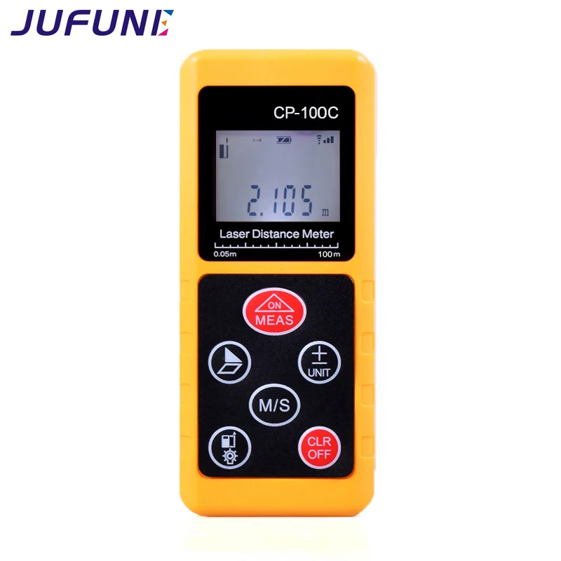 

Ручной лазерный дальномер Jufune CP-100C 100 м, дальномер, цифровая лента