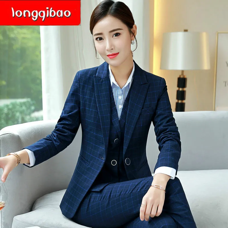 Корейская версия темперамента тонкая рабочая одежда костюм новый 2019 Женский