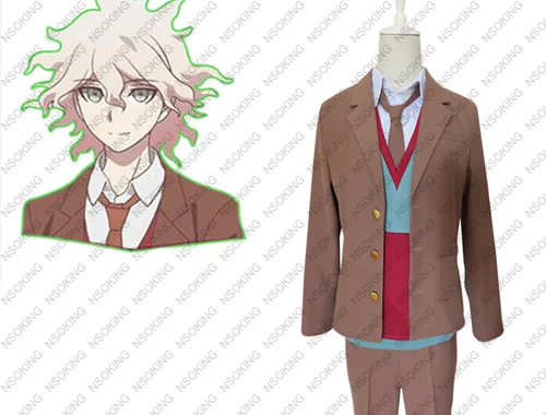 DanganRonpa 3 школьная форма Dangan Ronpa Komaeda Nagito косплей костюмы | Тематическая одежда и