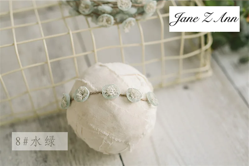 Jane Z Ann-Diadema de mini p&eacute;talos multicolor hecha a mano, ACCESORIOS FOTOGR&Aacute;FICOS para reci&eacute;n nacidos, accesorios para el cabello-4