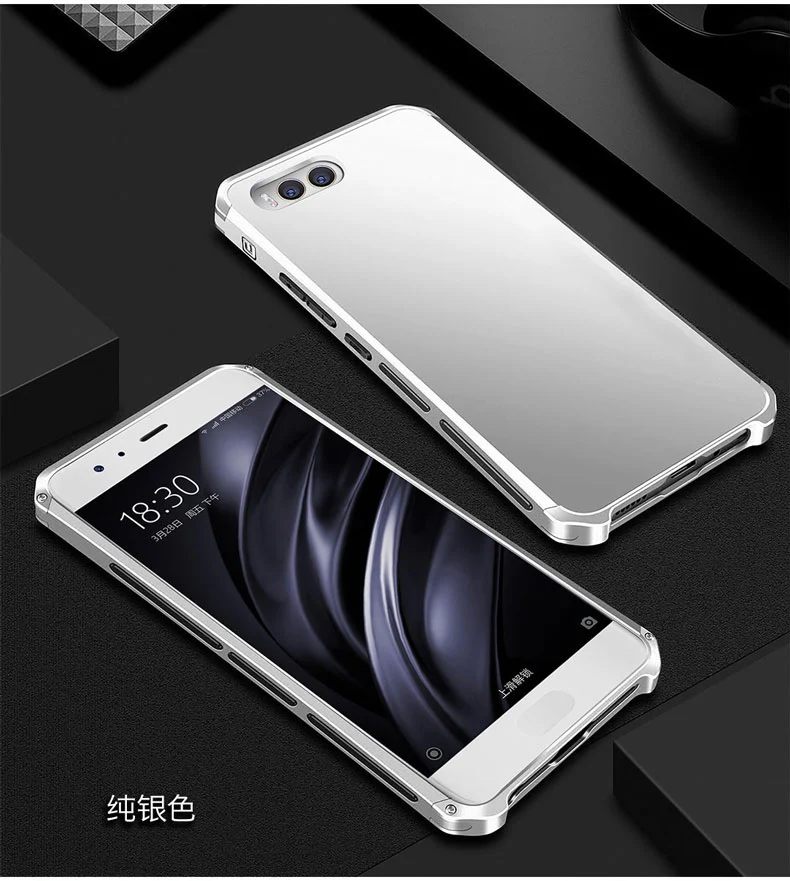 Чехол для Xiaomi Mi 6, Роскошный Металлический Алюминиевый жесткий пластиковый защитный чехол для телефона для Xiaomi Mi 8 se 9 PRO, Противоударная задняя крышка