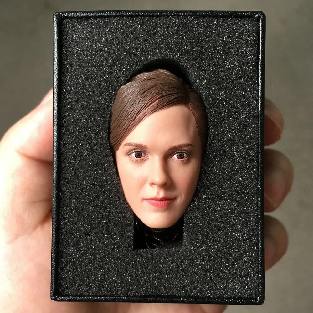 [Wamami] 1:6 весы Ma игрушки женская голова Sculpt посаженный парик волос 12 &quotЭмма|toys