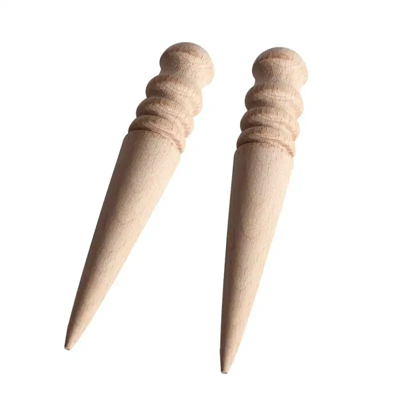 2 шт. инструменты для работы с кожей из натурального твердого дерева|set diy|set toolsset