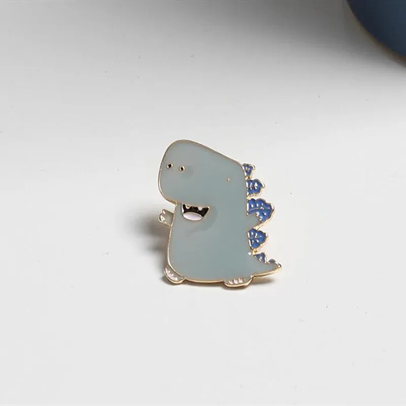Timlee X079 Free shipping Cartoon Cute Personality Animal Dinosaur Alloy Brooch Pins Originality Accessories Wholesale | Украшения и