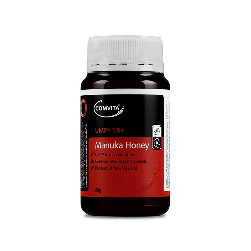 NewZealand Comvita Manuka honey UMF18+ для пищеварительного здоровья, дыхательная система, кашель, боль в горле