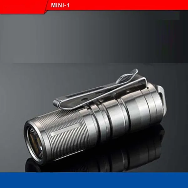 Jiguoor Мини 1 супер мощный и Аккумуляторной Cree XP G2 светодиодный фонарик титановый