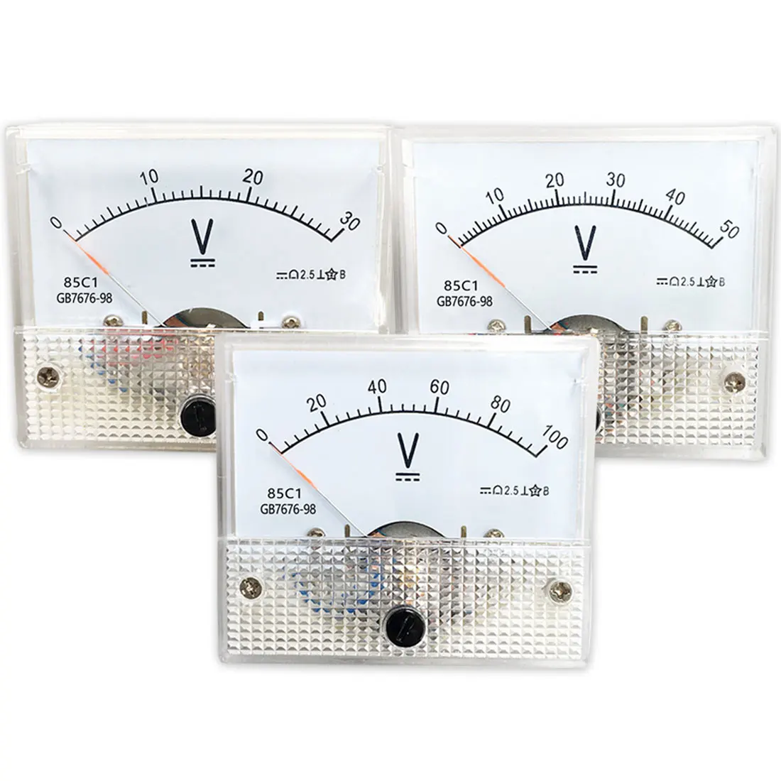 85C1 DC 10V/20V/30/50V/100V Аналоговая Панель вольтметр измеритель | Инструменты