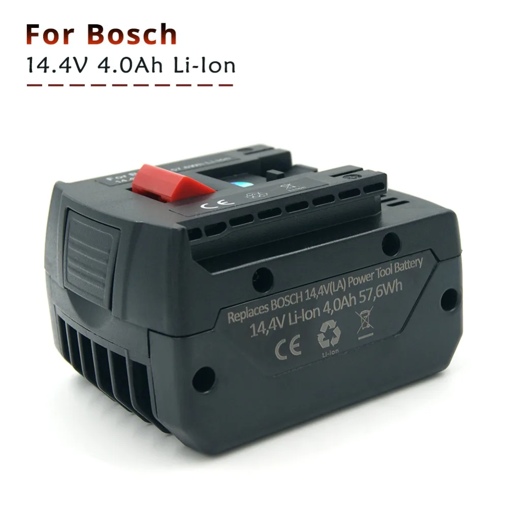 4000 мАч 14 4 В литиевая аккумуляторная дрель Батарея для Bosch Мощность инструмент BAT607