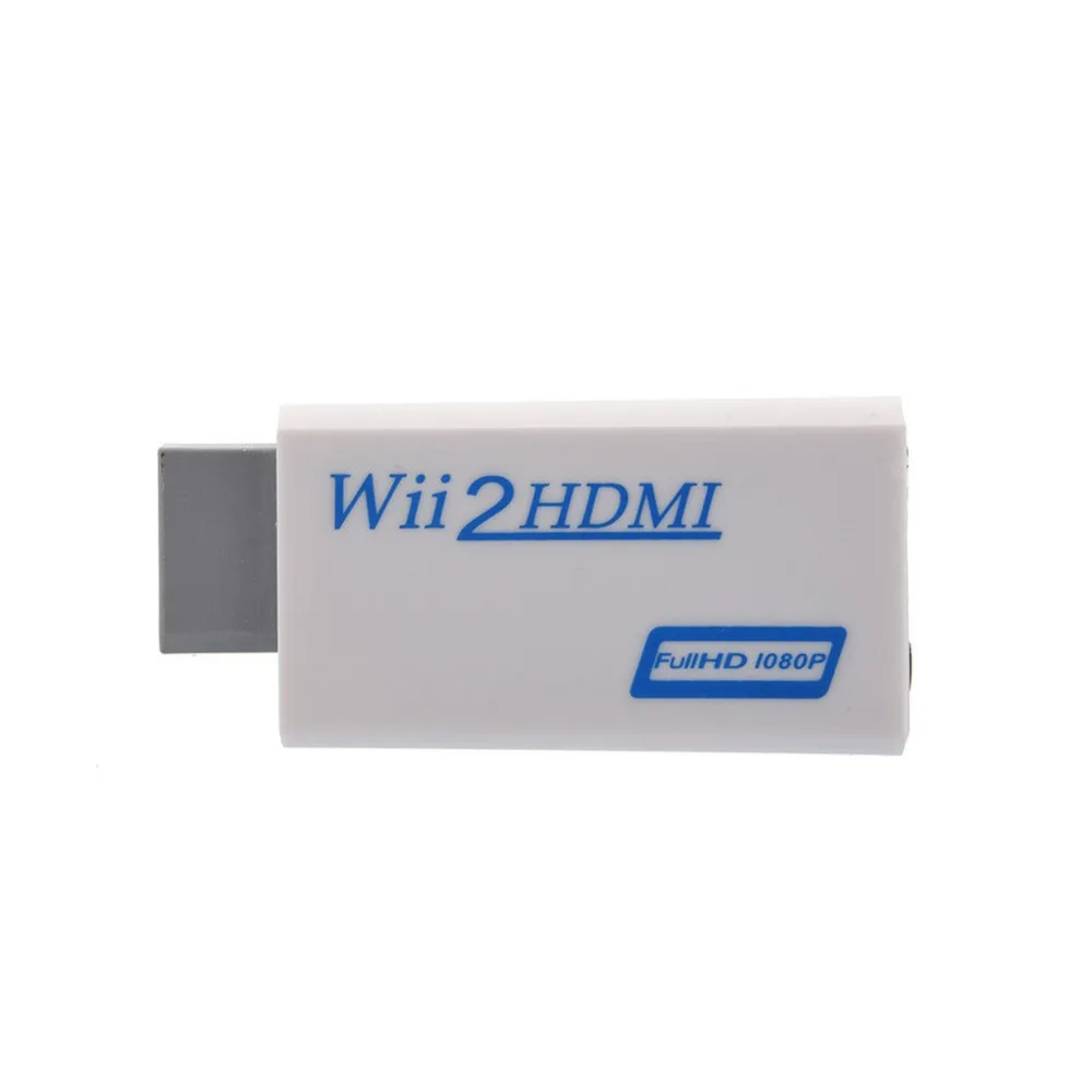 Высококачественный износостойкий адаптер с поддержкой Full HD HDMI 720 P 1080 Белый wii 2