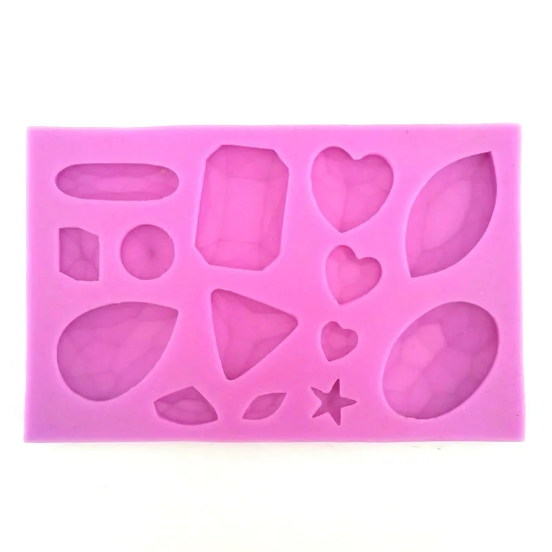 

3D Jewelry Silicone Mold Handmade Chocolate Jelly Soap Mold Fondant Cake Decorating Tools