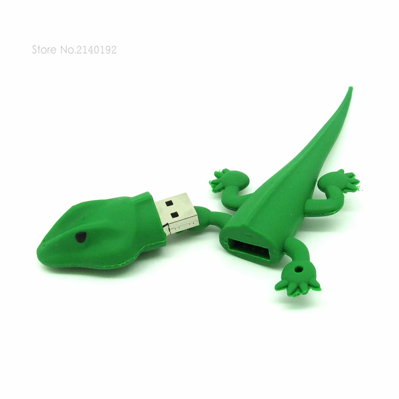 Мультяшными зелеными/коричневые броши в виде ящерицы карту флэш памяти с