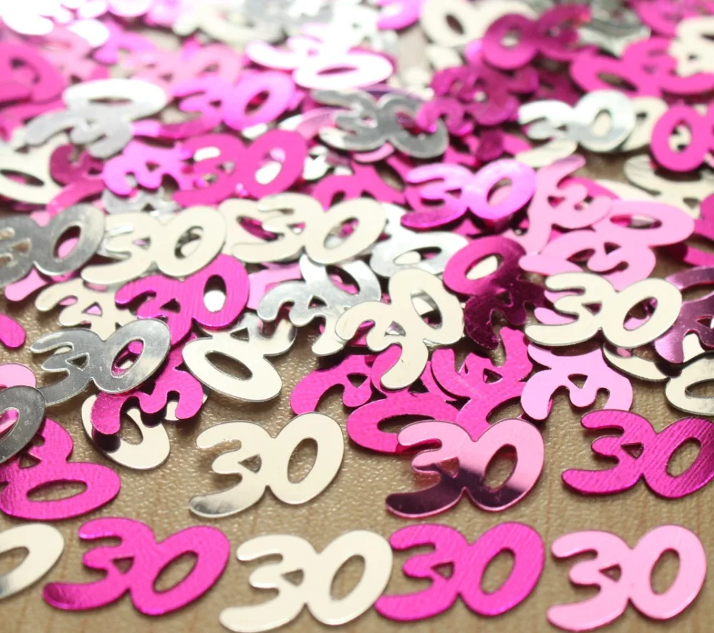 Набор для украшения вечеринки с конфетти женщин и взрослых на 30 лет|party butterfly