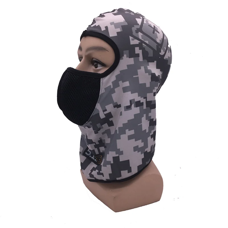 Камуфляжная Балаклава с капюшоном для мотоцикла охоты полностью теплая защитная