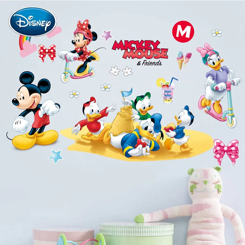 Disney новая наклейка "Мстители" Детская комната спальня фон водостойкие временные наклейки