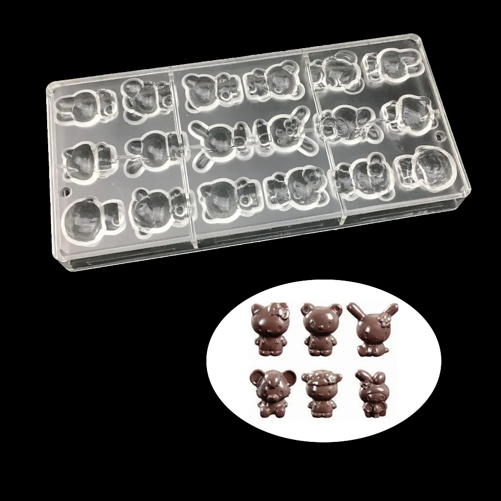 Мультяшные персонажи шоколадная форма конфеты кондитерские инструменты для