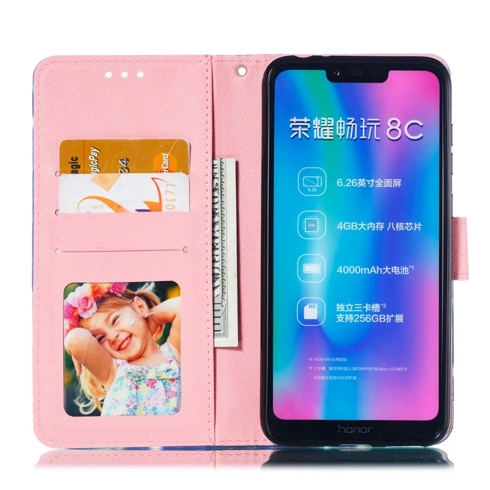Чехол-книжка для Huawei Y7 Y 7 2019 DUB-LX1 DUB_LX1 чехол 3D кожаный телефона Prime Pro DUB LX1 ТПУ чехлы