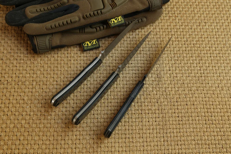 Прямой нож с фиксированным лезвием из дамасской стали DICORIA MG KYDEX тактический для