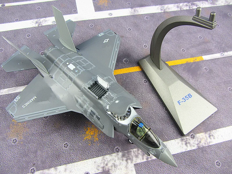 США ВВС F35 молниеносный самолет модель 1: 72 для F35A/F35B вертикального взлета и