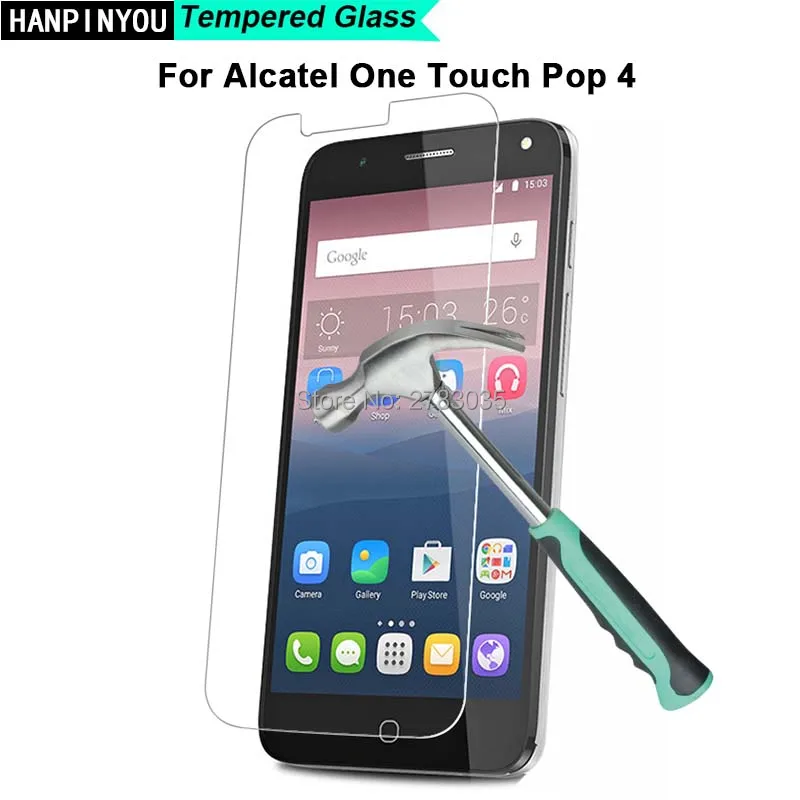 Для Alcatel One Touch Pop 4 POP4 5 0 &quot5051D 9H твердость 2.5D ультратонкая закаленная Защитная