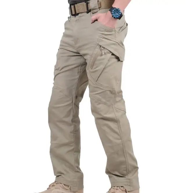 

New Tactical Cargo Pants Men Combat SWAT Army Military Pants Cotton Many Pockets Stretch Flexible Man Casual Trousers