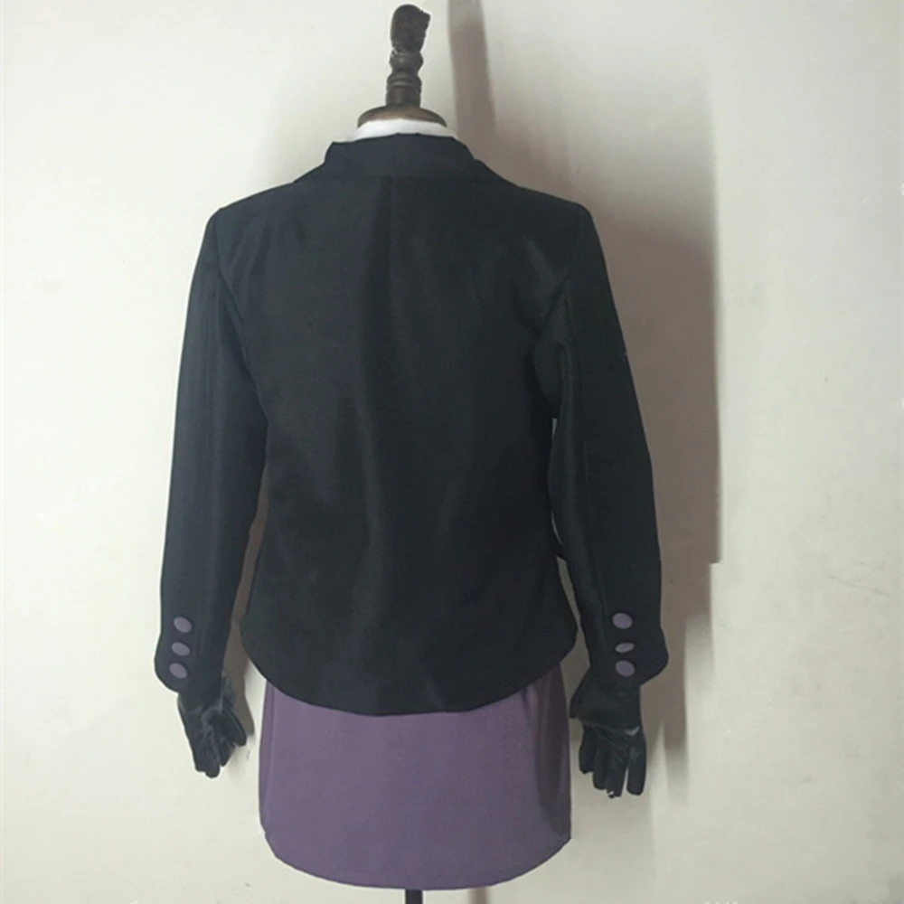 Anime Danganronpa 3 Dangan Ronpa Kyoko Kyouko Kirigiri Cosplay Costume includes gloves Custom-made any size |