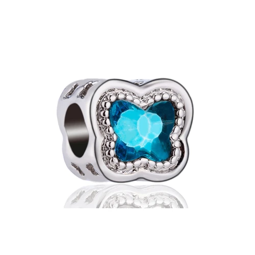 Европейские Бусины Красочные кристаллическая звезда замок цветы бусины в виде