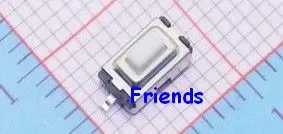 Бесплатная доставка 500 шт. 3*6*2 5 мм H SMD белый кнопочный переключатель тактовый |