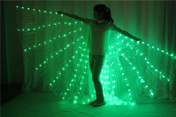 

Light Wing Led Costume Single Color Wings DJ Wing Girls Dance Costumes