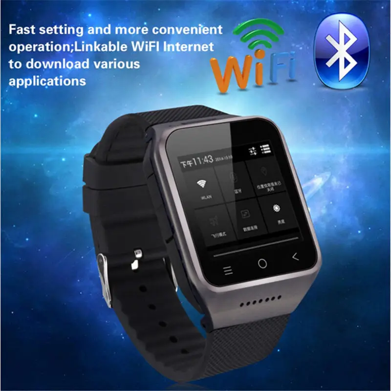ZGPAX S8 MTK6572 Смарт-часы 1 54 &quotAndroid 4 Dual Core 5MP CAM 512 МБ + Гб gps Wi-Fi MP4 FM телефонный записи