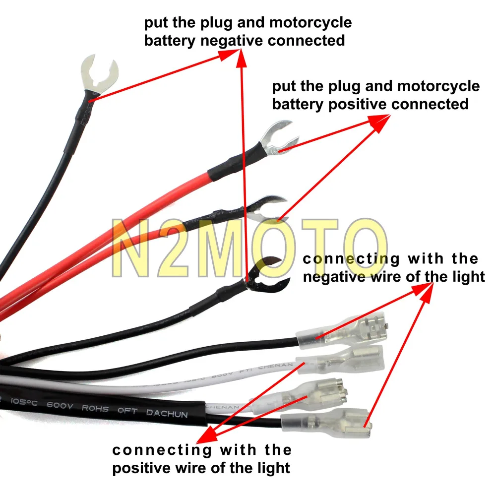 Автомобильный авто LED HID прожектор жгут проводов 12 В 40А реле 2 5 м противотуманная