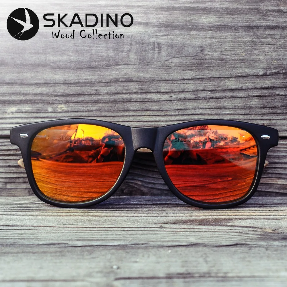 Солнцезащитные очки SKADINO UV400 из Букового дерева с поляризационными стеклами|brand sun