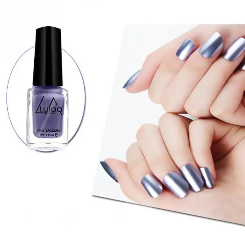 1 шт.. новый тренд эффект зеркальных ногтей арт лак для Soak Off гелевая основа