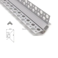 100 x1 m setslot v shape aluminium profile for led strips and 120 corner led profile aluminum for wall corner lighting