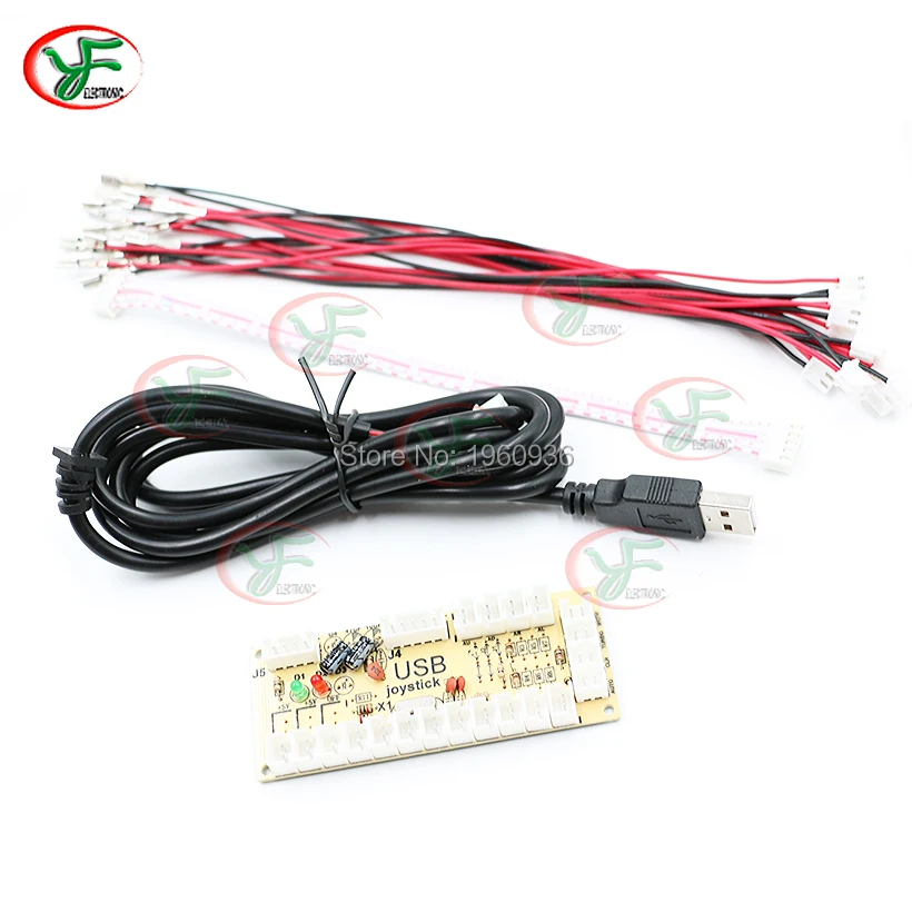 1 игрок с нулевой задержкой DIY USB к пк аркадные наборы для Jamma файтингов джойстик
