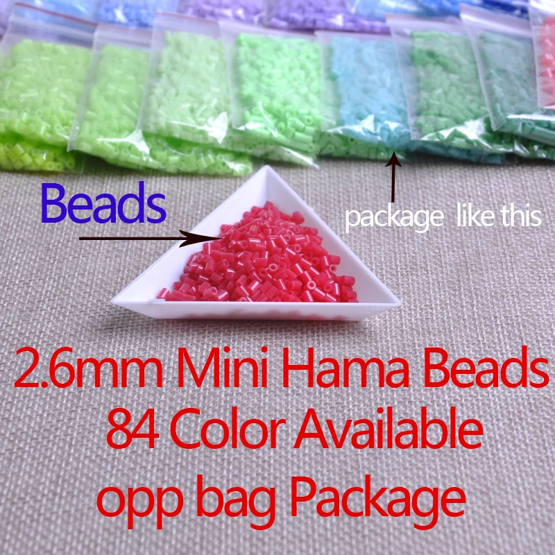EVA DIY мультфильм 2 6 мм Мини Hama бисер Artkal 84 цвета доступны 530 бусины/ОПП пакет 100%