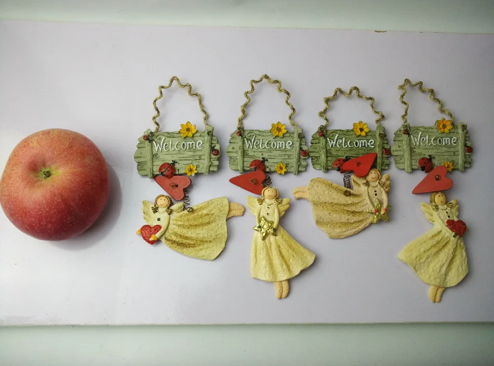 Бесплатная доставка пластина с ангелом из смолы открытка подвеска