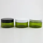 Косметическая банка среднего размера 20x100 г, 3,33 унций, см3, упаковка для косметики с белой, черной прозрачной крышкой