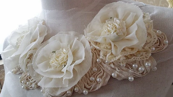 Шифоновая аппликация с жемчужными бусинами атласная Цветочная со стразами для