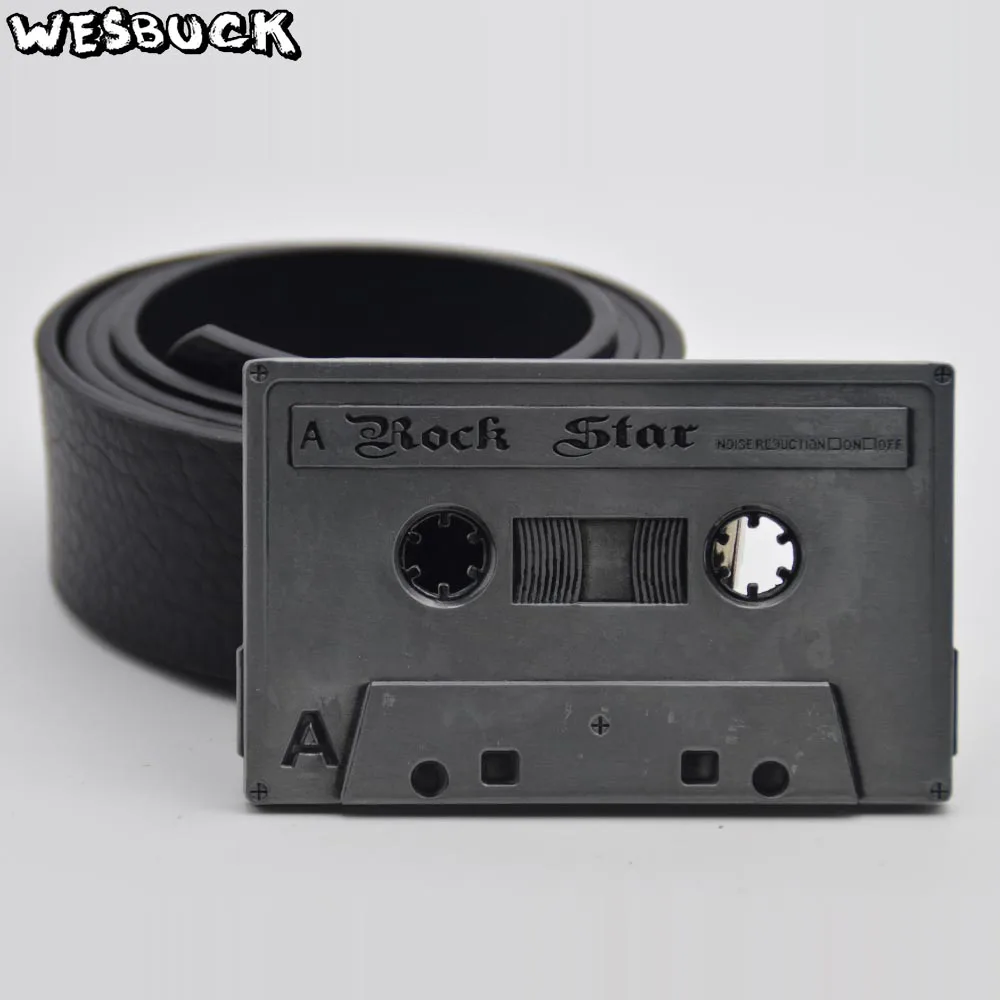 5 PCS MOQ WesBuck бренд музыка металлические пряжки ремня для человек Для женщин лента