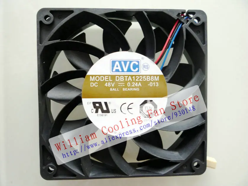 

New Original AVC DBTA1225B8M 12025 12cm 48V 0.24A Cooling fan